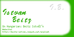 istvan beitz business card